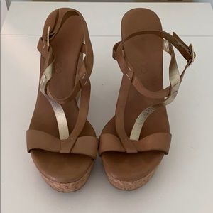 Jimmy Choo Cork Wedge Sandals